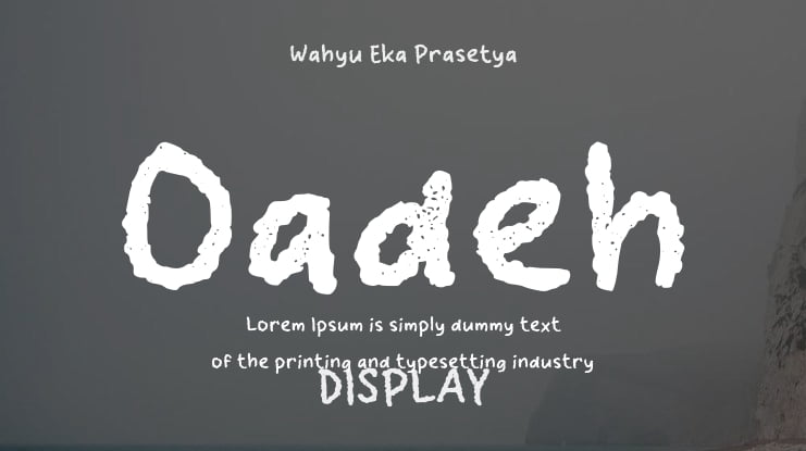 Oadeh Font