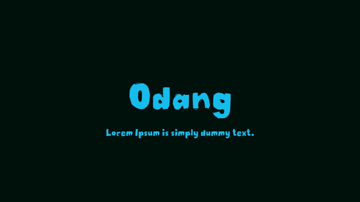 Odang Font