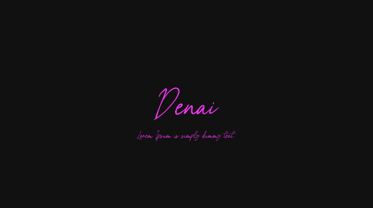 Denai Font