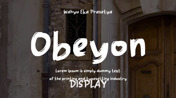 Obeyon Font