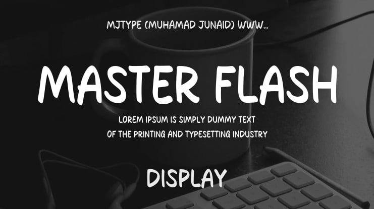 Master Flash Font