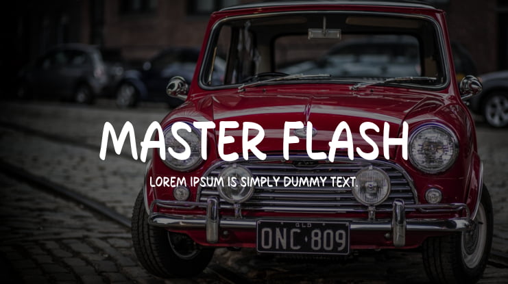 Master Flash Font