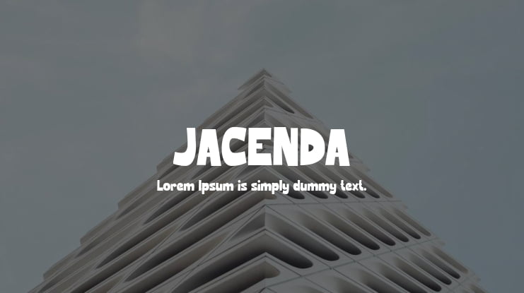 JACENDA Font