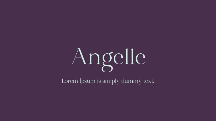 Angelle Font