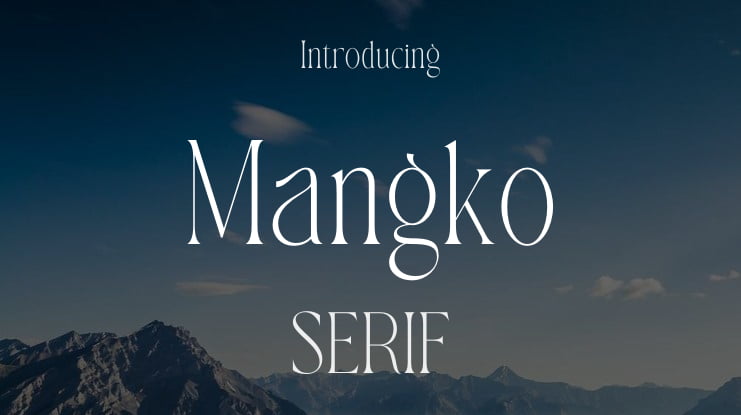 Mangko Font