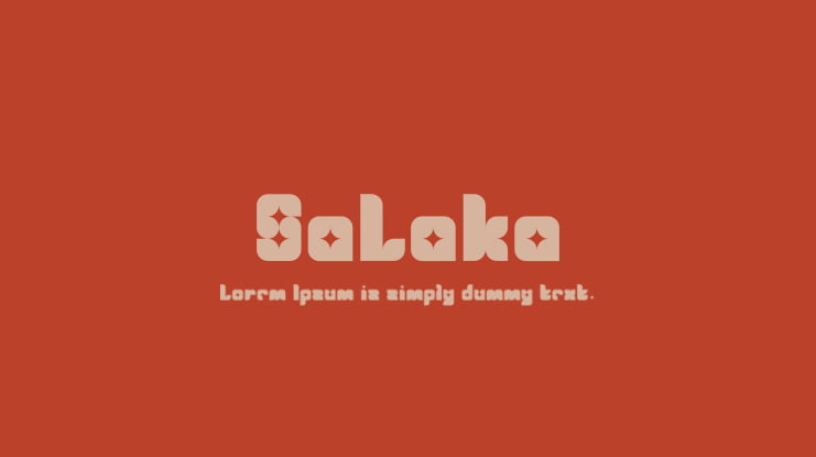 SaLaka Font