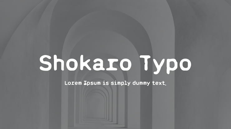 Shokaro Typo Font