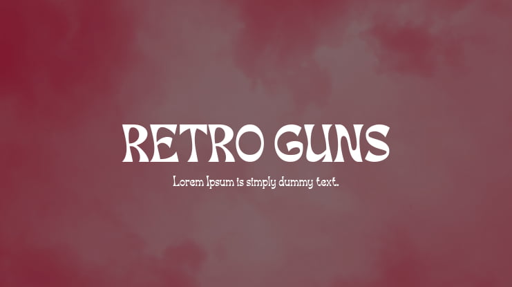 RETRO GUNS Font