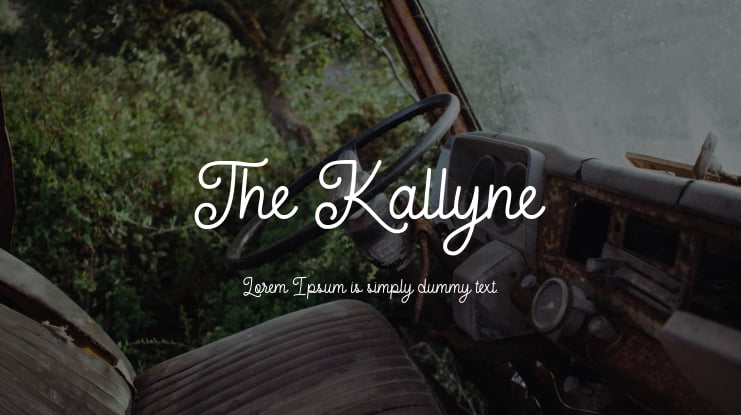 The Kallyne Font