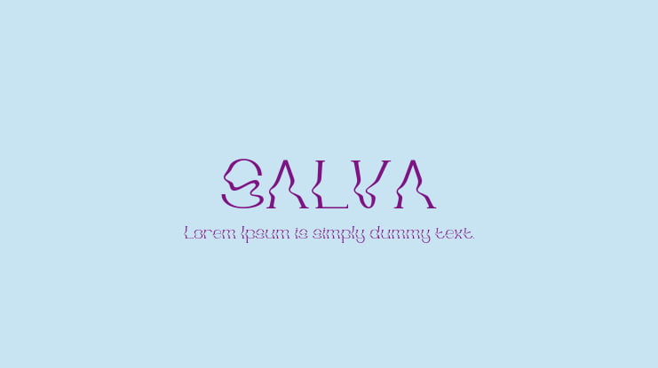 SALVA Font