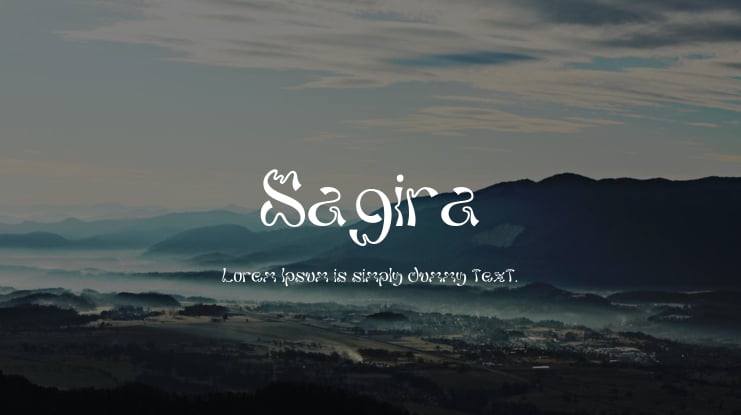 Sagira Font