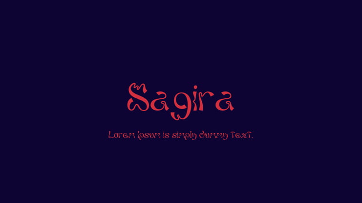 Sagira Font