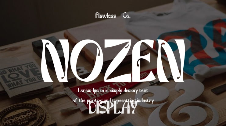 NOZEN Font