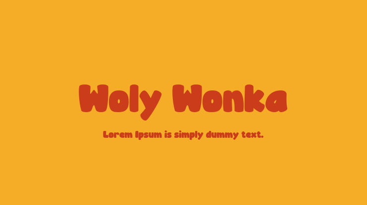 Woly Wonka Font