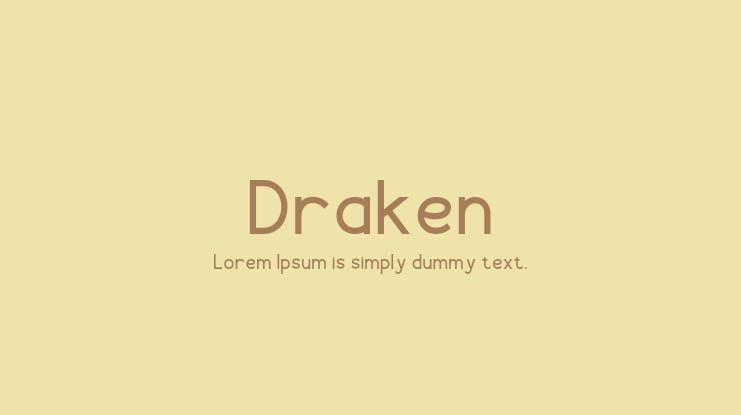 Draken Font