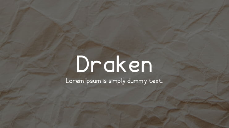 Draken Font