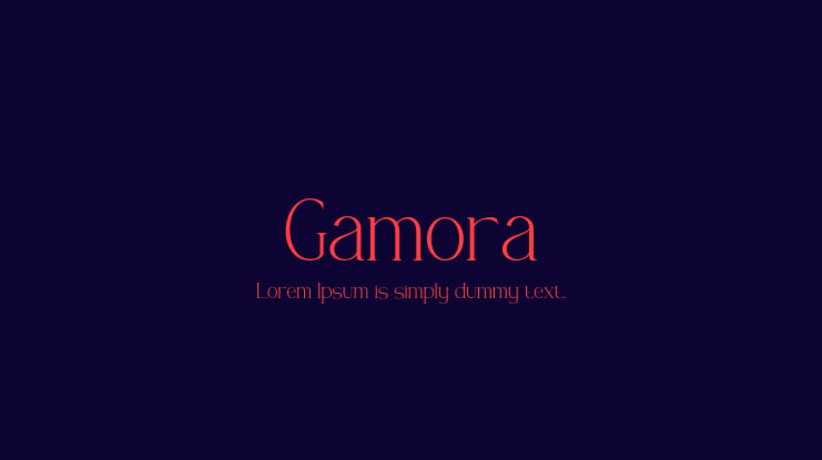 Gamora Font