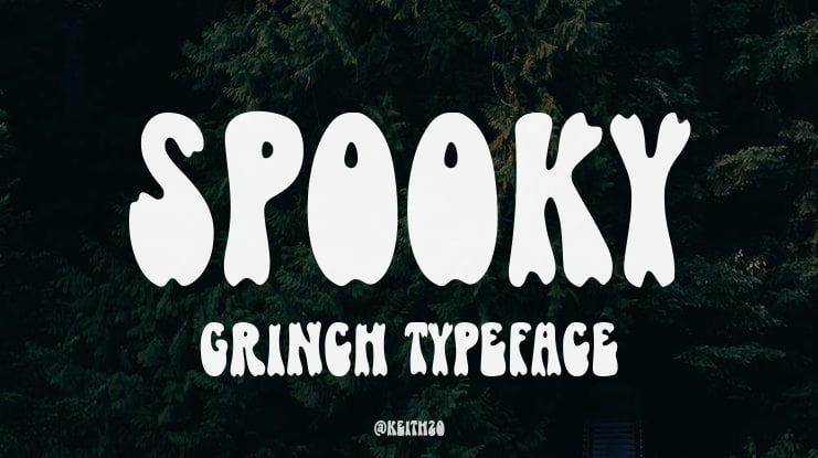 Spooky Grinch Font