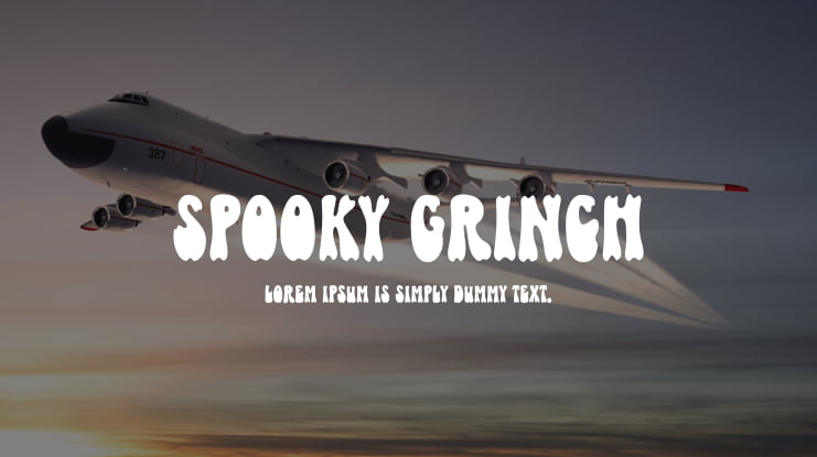 Spooky Grinch Font