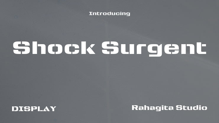 Shock Surgent Font