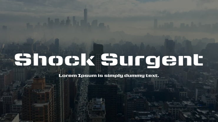 Shock Surgent Font