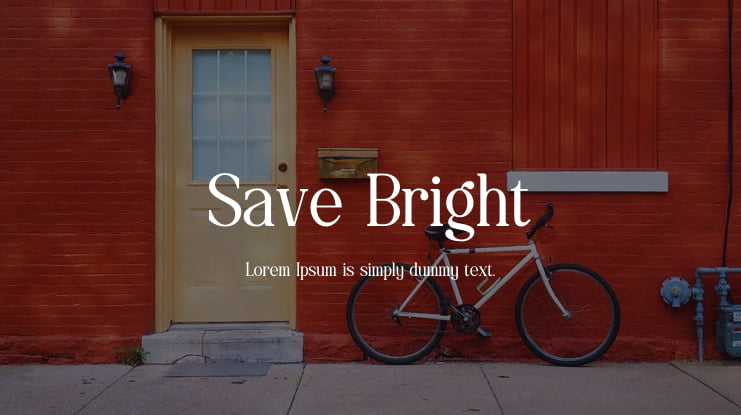 Save Bright Font