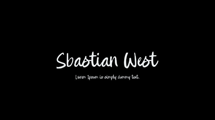 Sbastian West Font