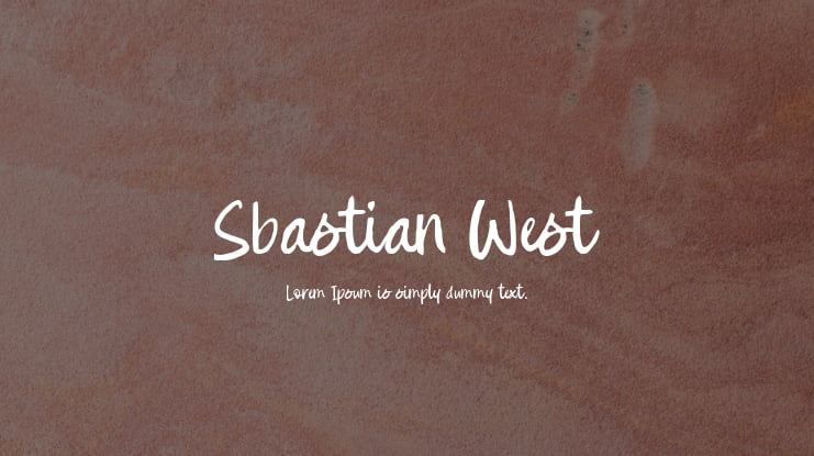 Sbastian West Font