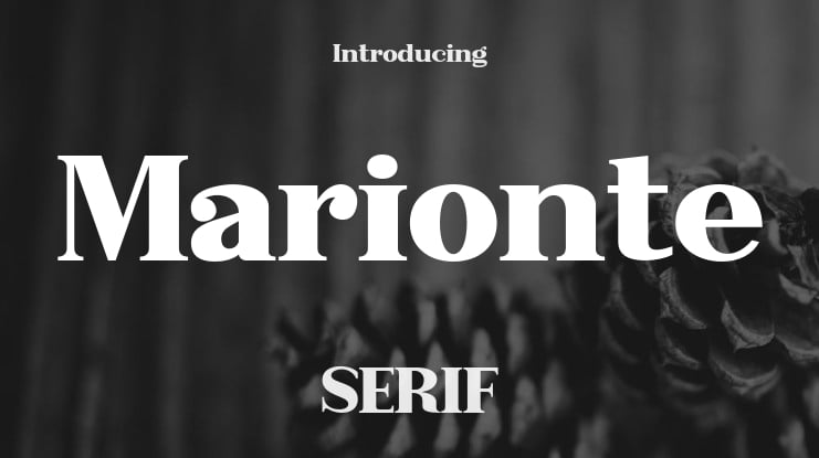 Marionte Font