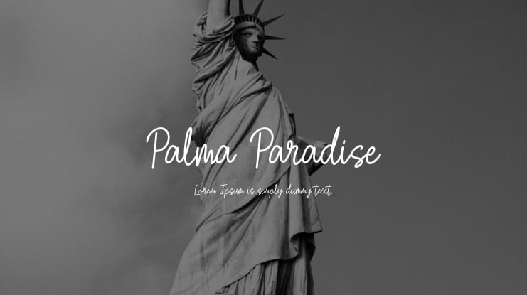 Palma Paradise Font