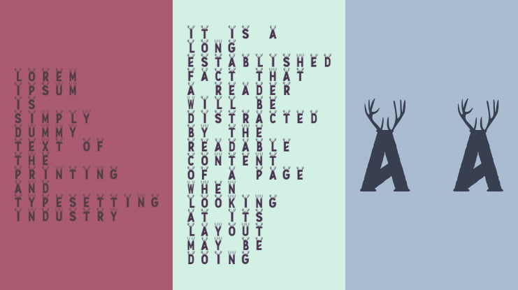 reindeer-christmas-font