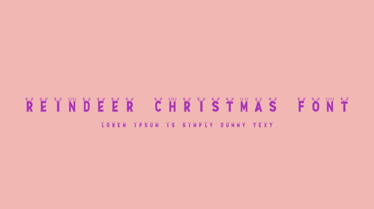 reindeer-christmas-font