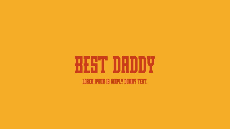 Best Daddy Font : Download Free for Desktop & Webfont