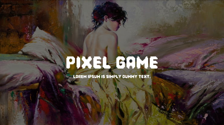 Pixel Game Font Family