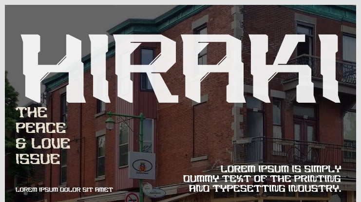 Hiraki Font