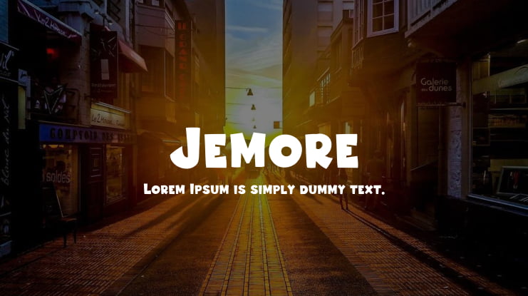 Jemore Font