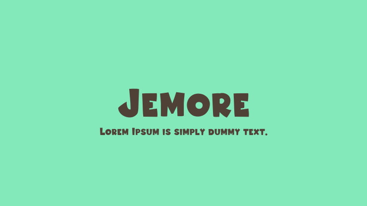 Jemore Font