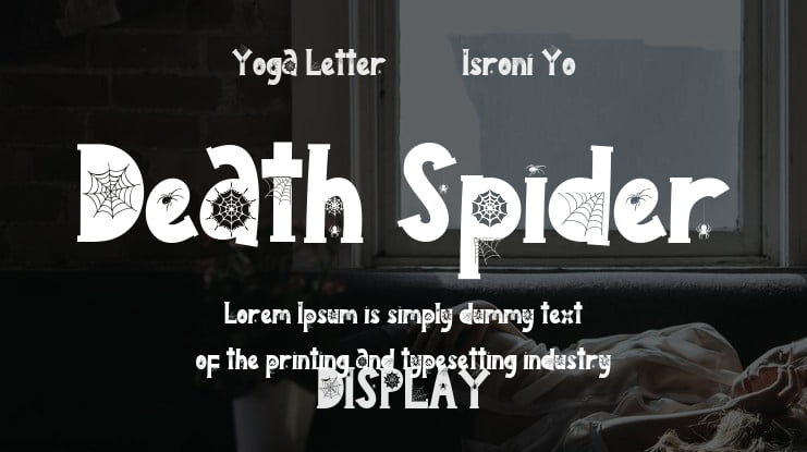 Death Spider Font