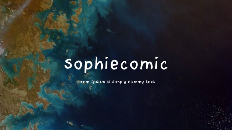 Sophiecomic Font