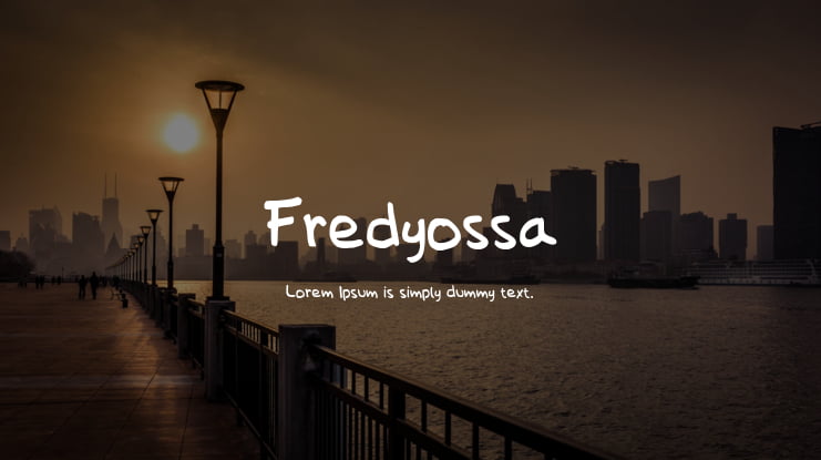 Fredyossa Font