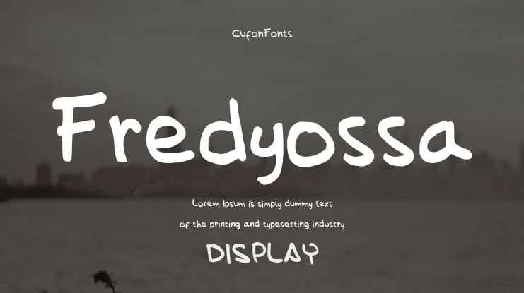 Fredyossa Font