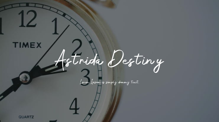 Astrida Destiny Font