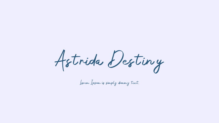 Astrida Destiny Font