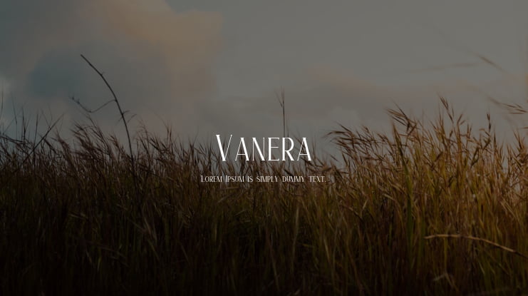 Vanera Font