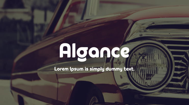 Algance Font