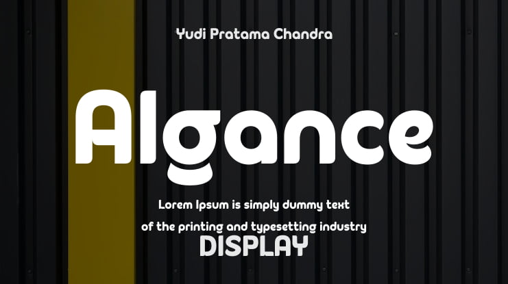 Algance Font