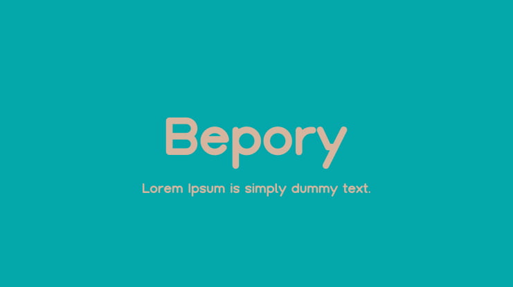 Bepory Font