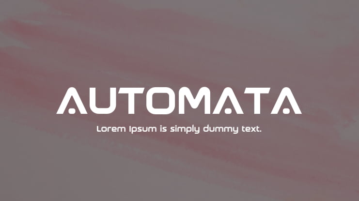 AUTOMATA Font