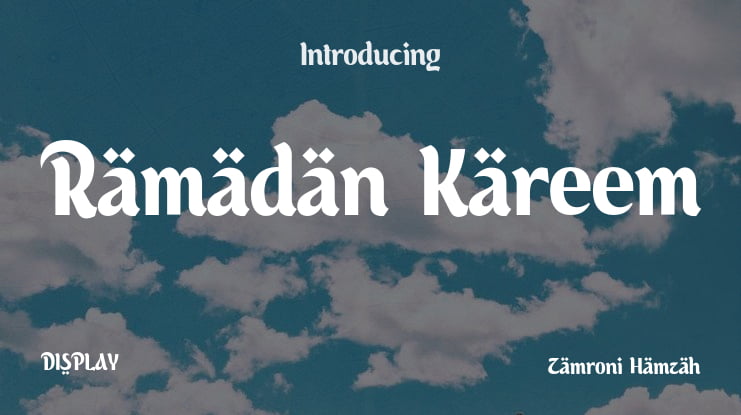 Ramadan Kareem Font