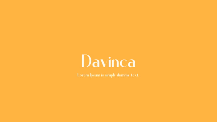 Davinca Font